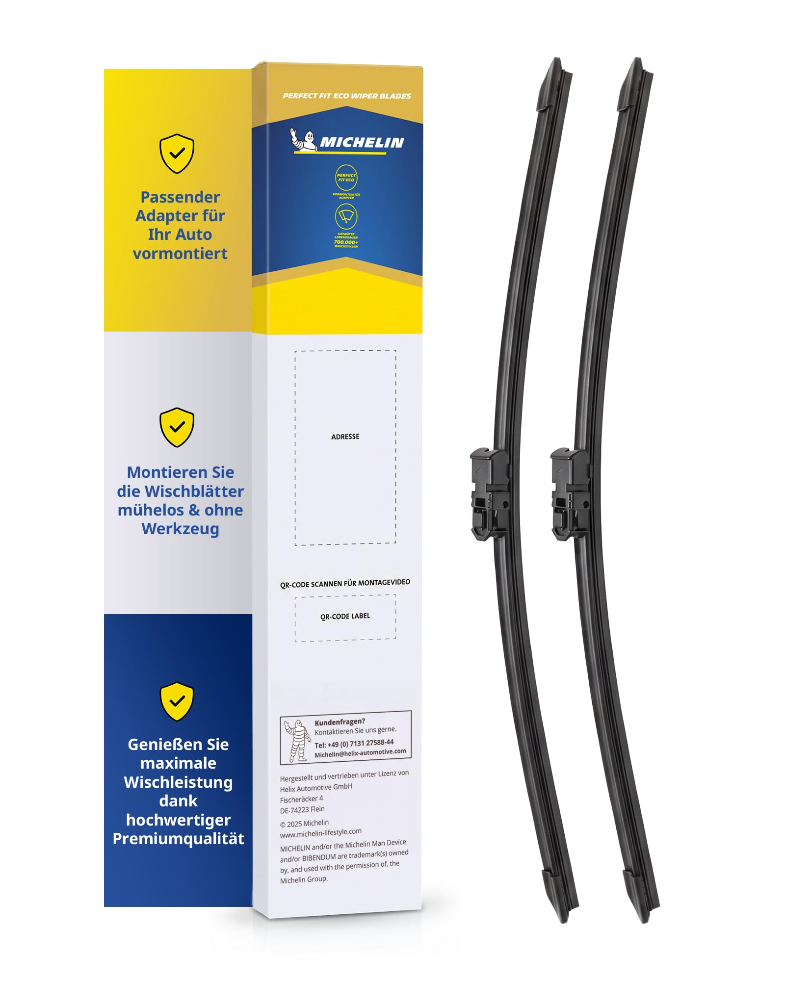michelin-perfect-fit-215-scheibenwischer-set-front-f-r-vw-beetle-530-530-mm-gele image 1