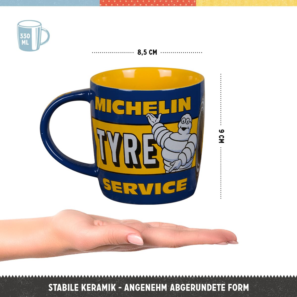 nostalgic-art-retro-kaffeebecher-michelin-tyre-service-330-ml-keramik-tasse-orig image 2