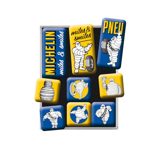 nostalgic-art-michelin-retro-k-hlschrank-magnete-9-st-ck-logo-evolution-lizenzpr image 7