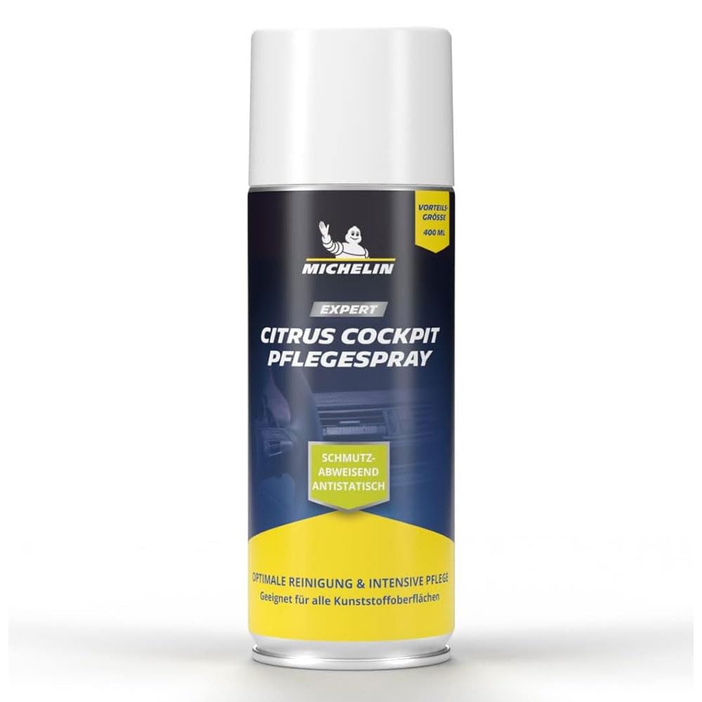 michelin-expert-citrus-cockpitpflegespray-400-ml-kunststoffpflege-f-r-auto-innen image 1