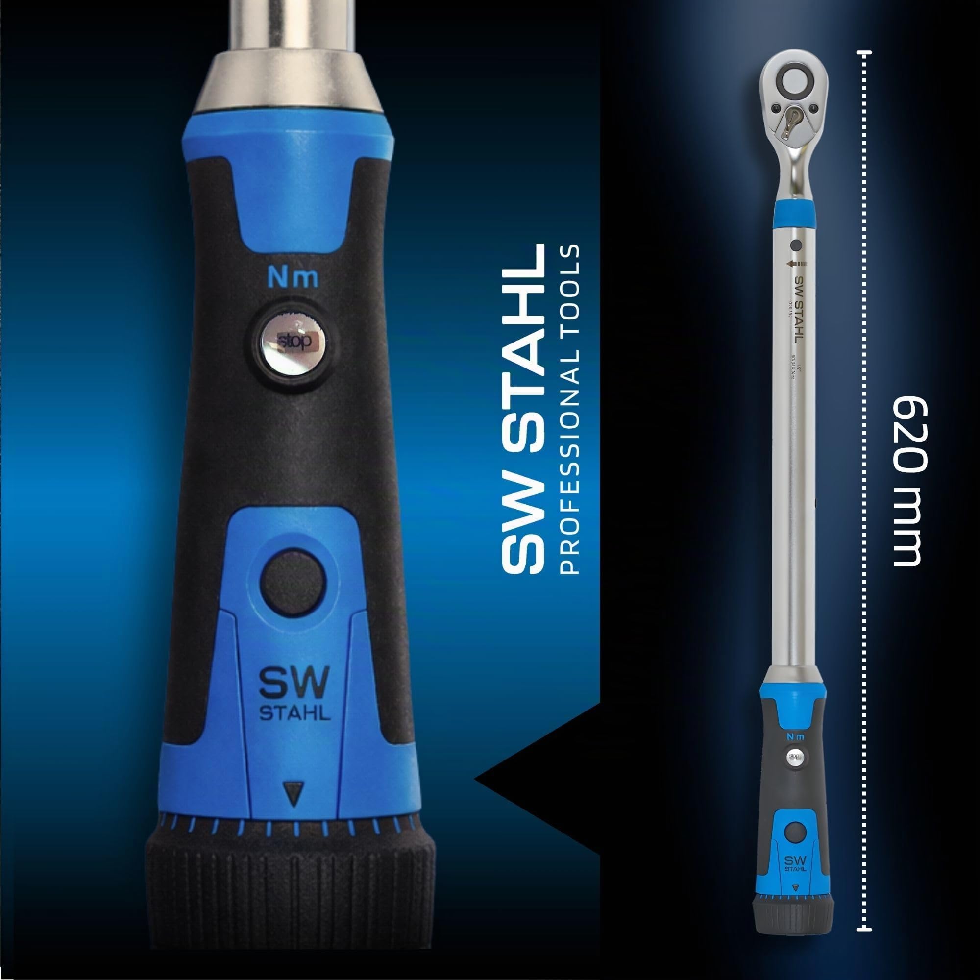 sw-stahl-03875l-profi-drehmomentschl-ssel-1-2-zoll-60-340-nm-auto-ideallinie-ser image 5