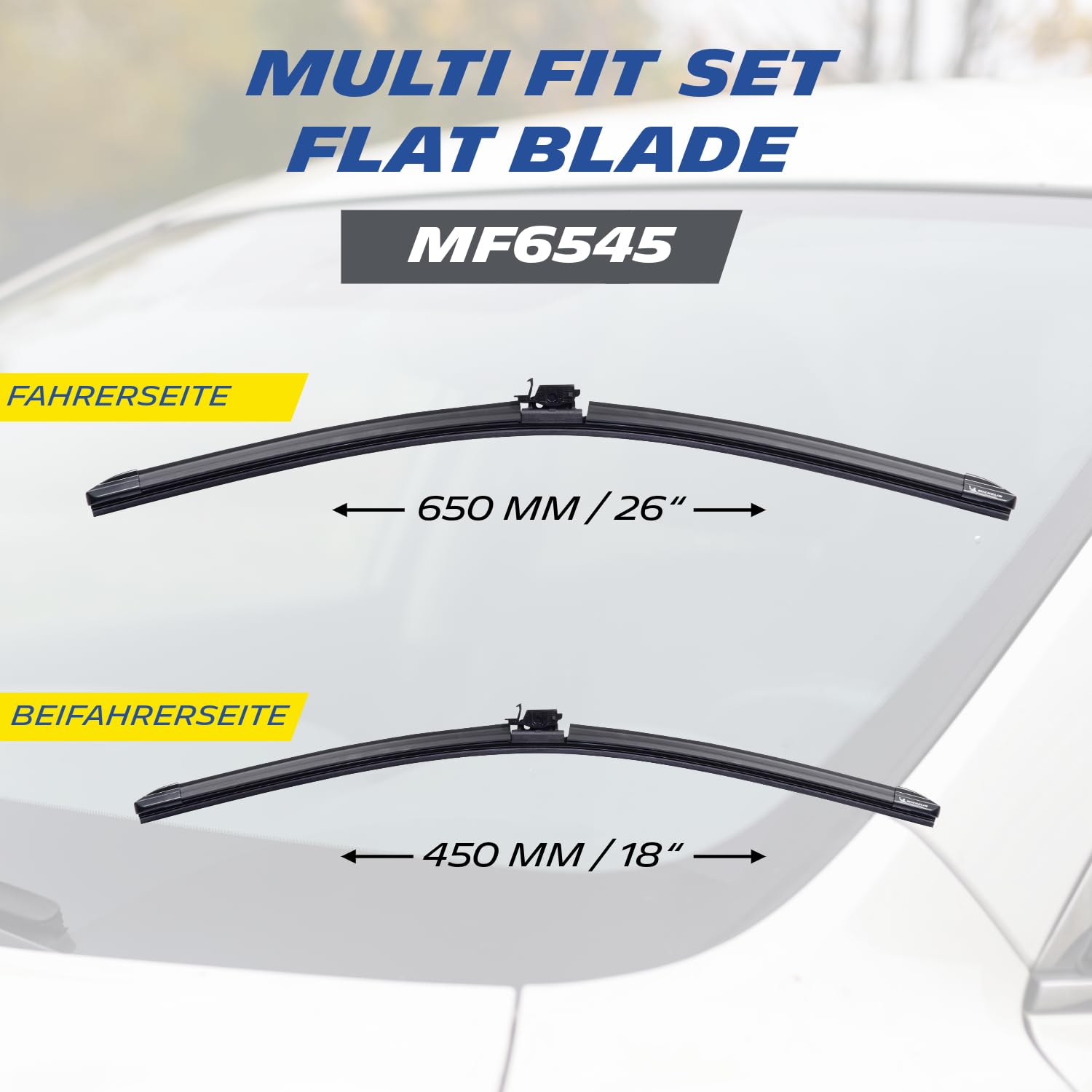 michelin-scheibenwischer-multi-fit-set-mf6545-650-mm-450-mm image 2