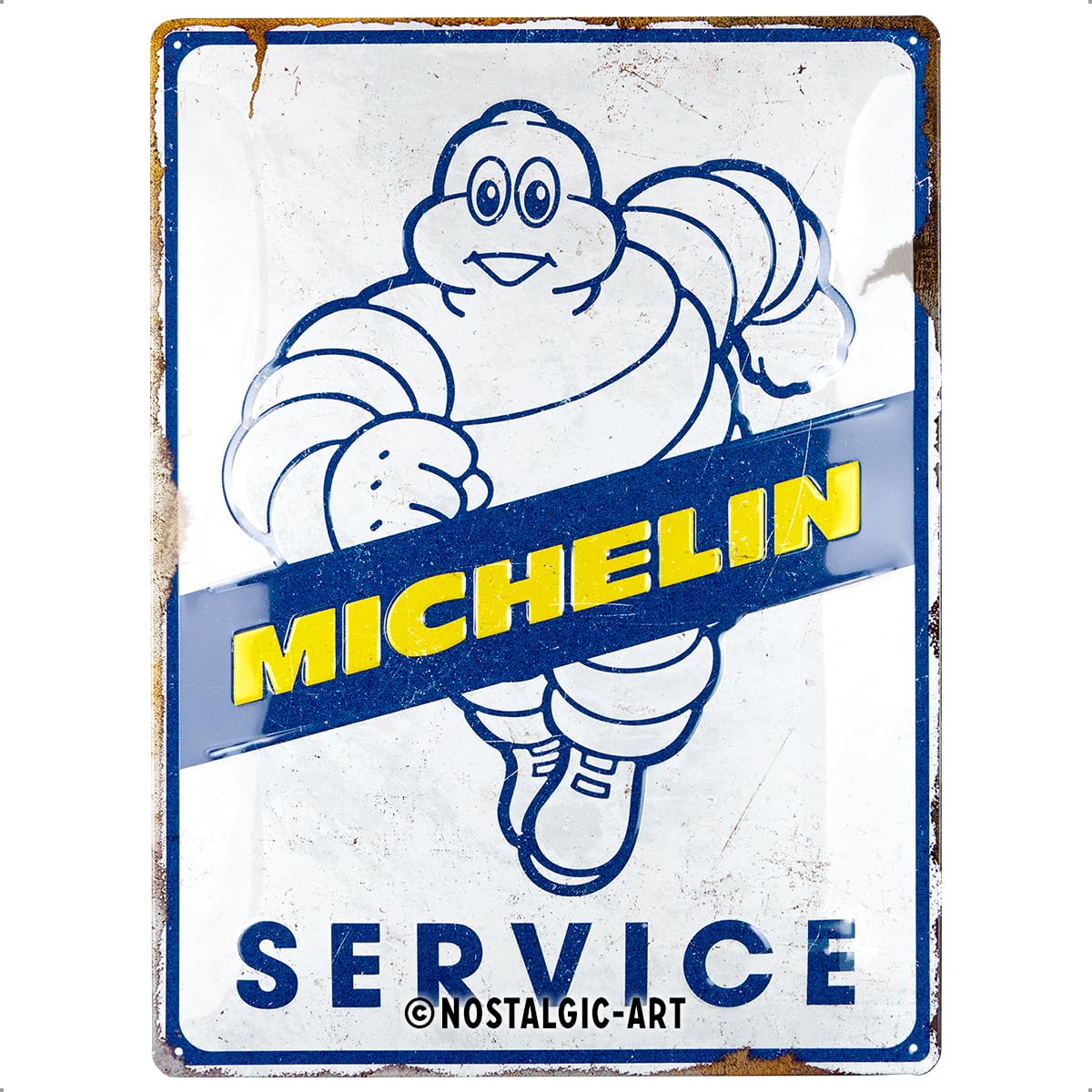nostalgic-art-retro-blechschild-30-x-40-cm-michelin-service-original-lizenzprodu image 1