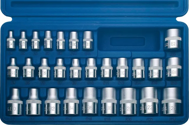 kunzer-7ep28-e-profil-steckschl-sselsatz-28-teilig-3-8-und-1-2-antrieb image 1