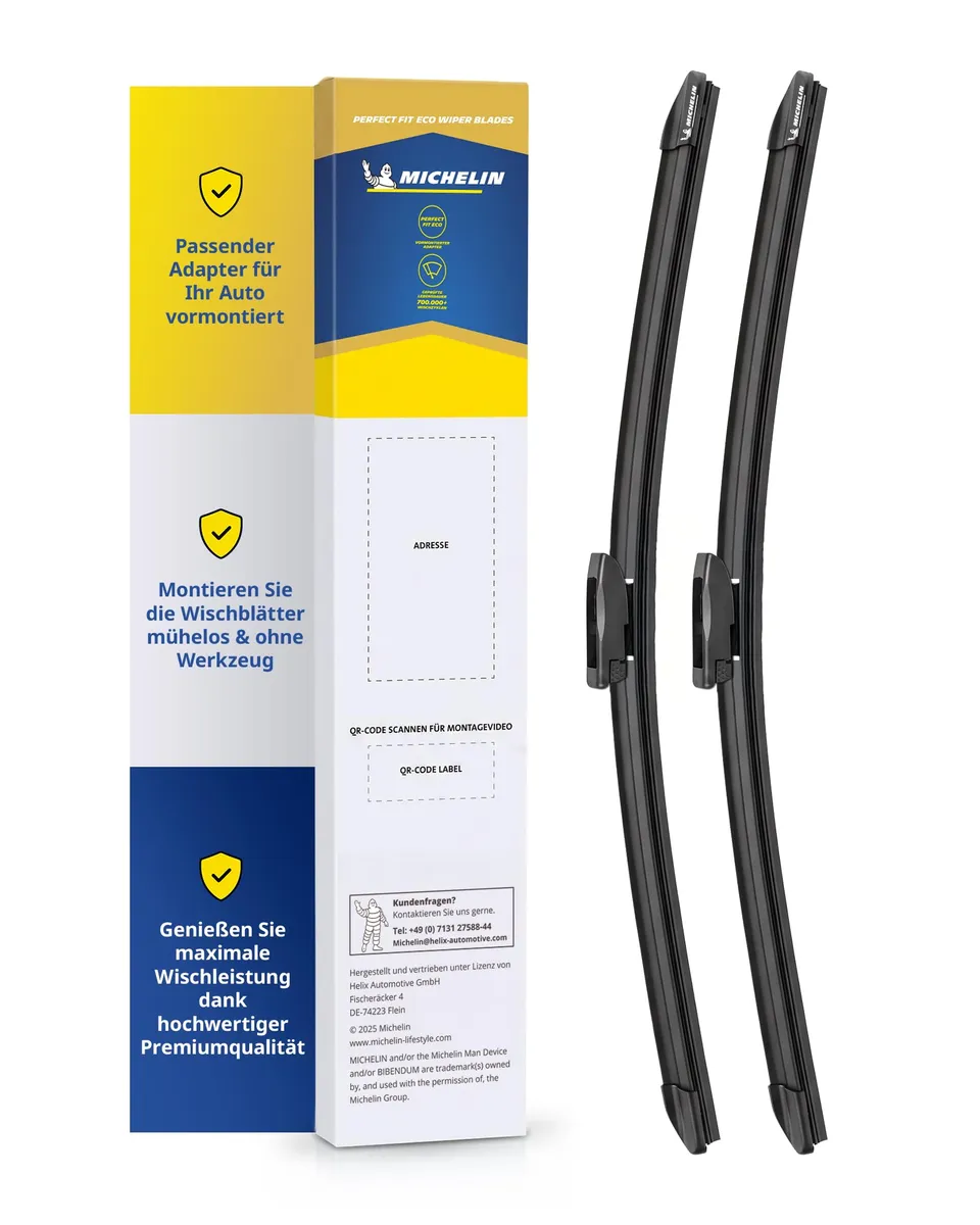michelin-perfect-fit-207-scheibenwischer-set-front-f-r-dacia-logan-2-sandero-2-5 image 1