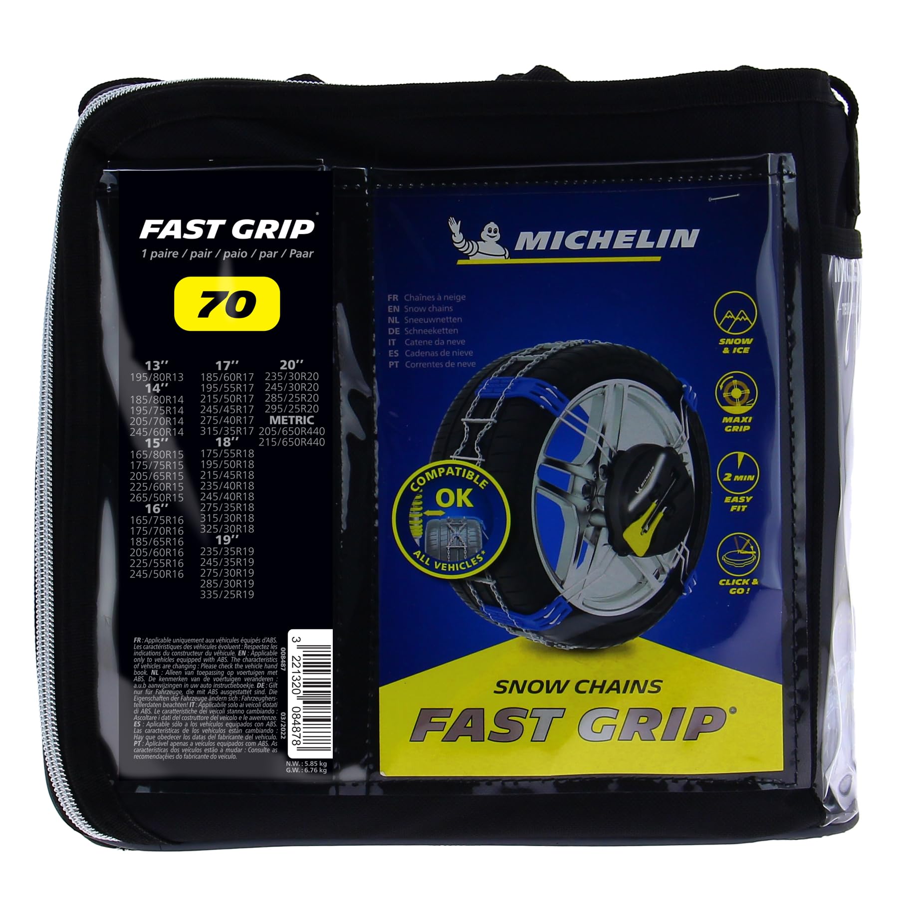 michelin-fast-grip-schneekette-70-schnell-befestigungssystem-2-st-ck-en-16662 image 2