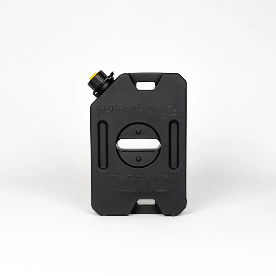 rotopax-1-gallon-water-black-blemished image 1