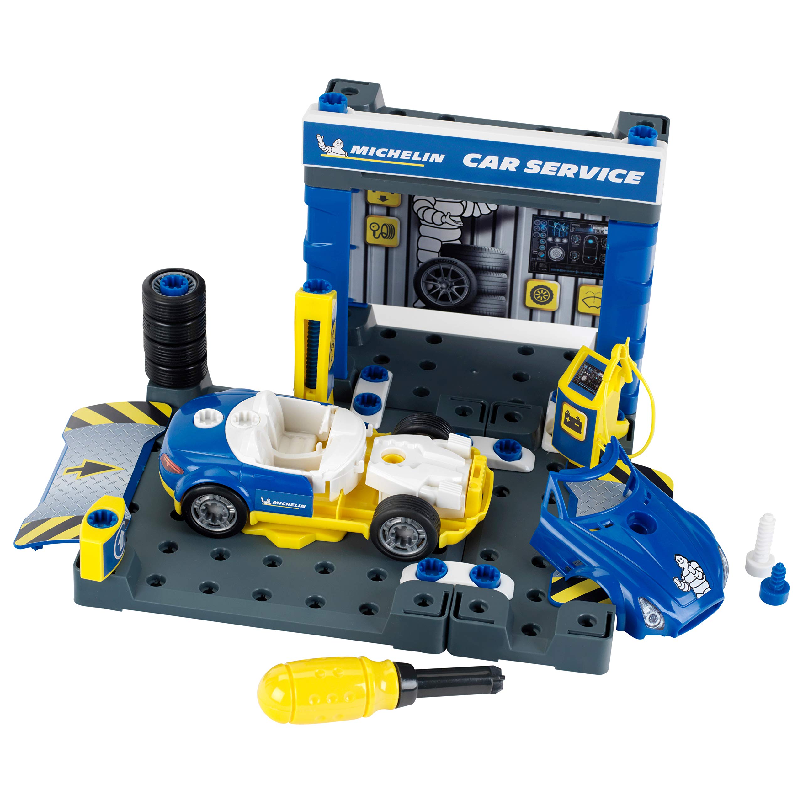 theo-klein-3408-michelin-service-station-geb-ude-und-auto-mit-schraubsystem-demo image 7