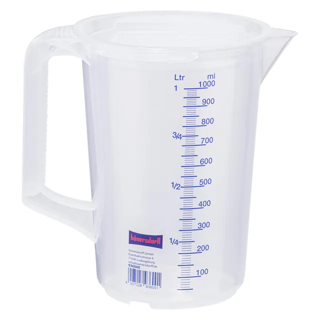 h-nersdorff-messbecher-1l-polypropylen-bruchsicher-sp-lmaschinengeeignet image 1