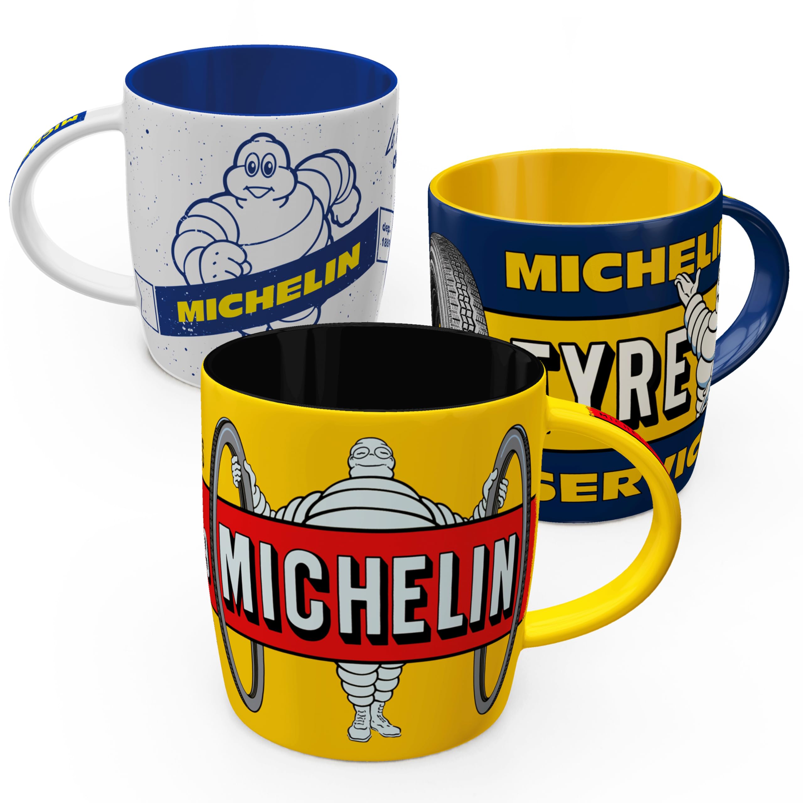 nostalgic-art-retro-kaffeebecher-330-ml-michelin-tyres-bibendum-yellow image 7