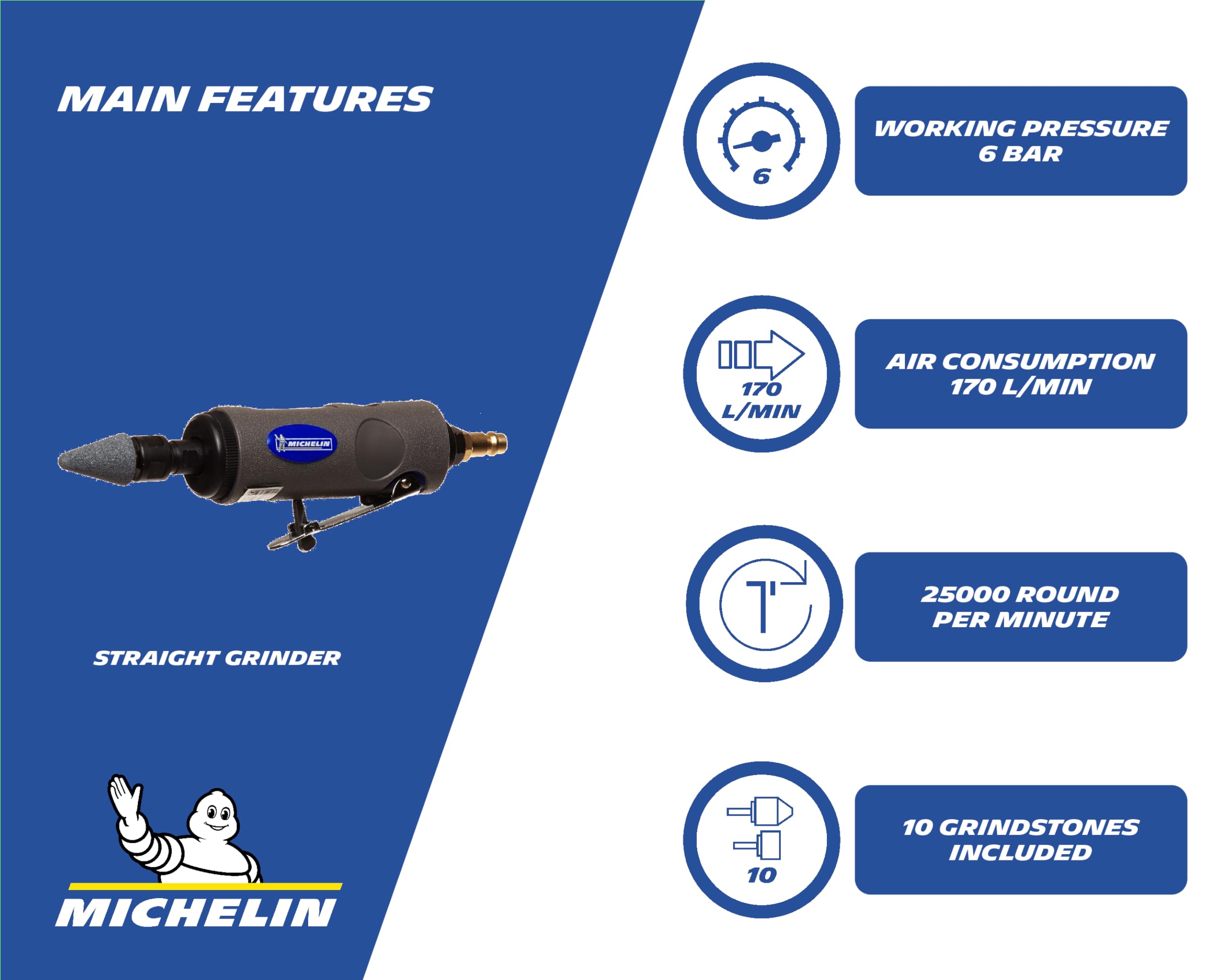 michelin-geradschleifer-set-mit-zubeh-r-druckluft-geradschleifer-10-schleifschei image 2