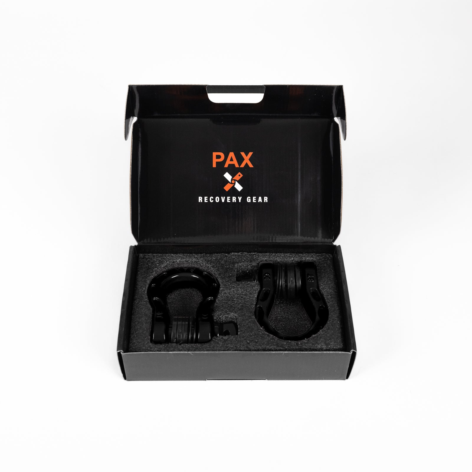 rotopax-8-ton-d-ring-shackle-sch-kel-set-in-gloss-black-f-r-die-bergung image 3