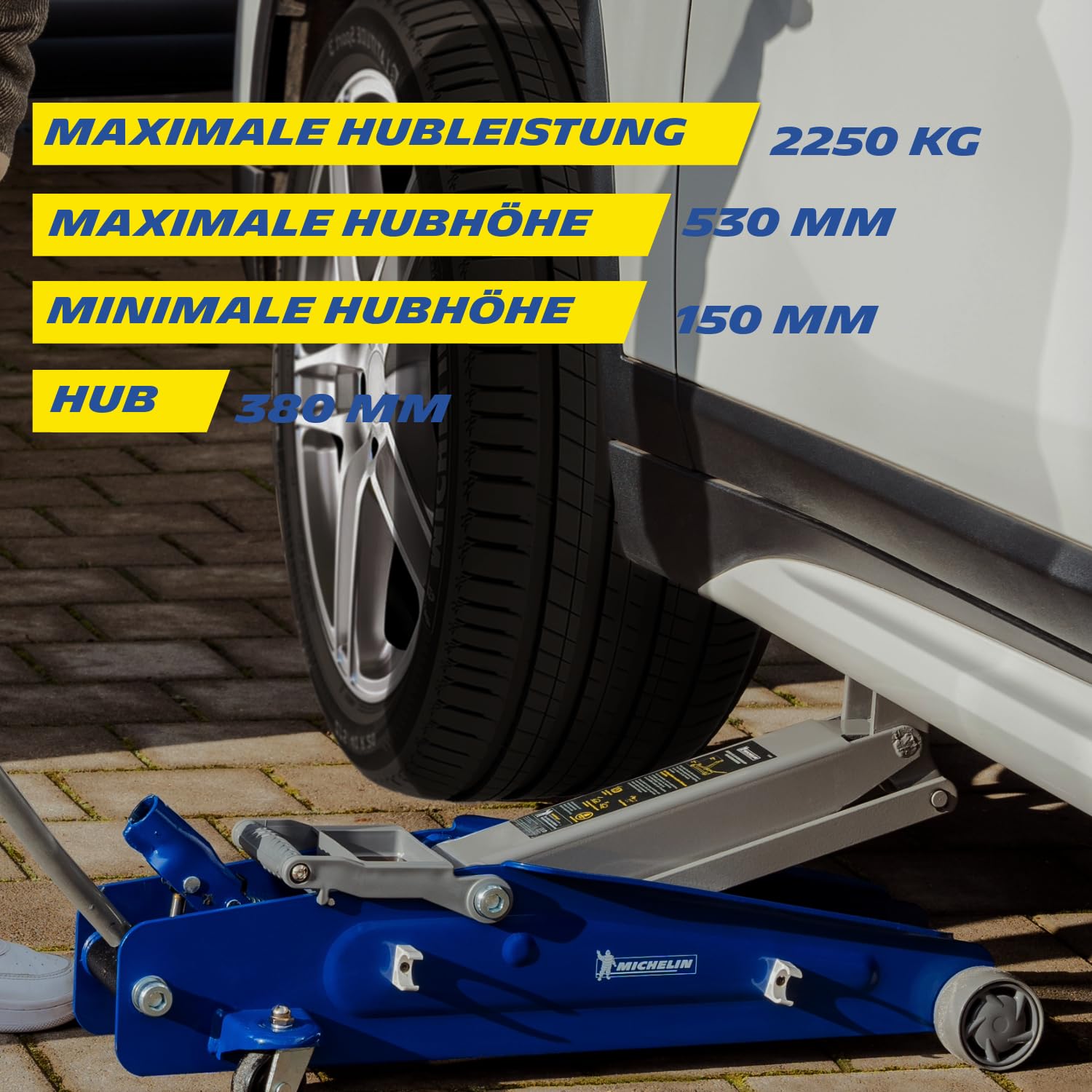 michelin-wagenheber-2-25-t-suv-hydraulik-wagenheber-max-hubh-he-530-mm-mit-softg image 3
