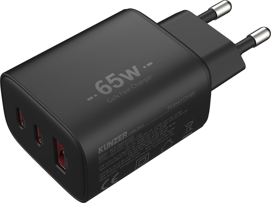 kunzer-7usbl230-3-usb-steckernetzteil-230-v-65-w-mit-3-fach-ausgang-und-2x-usb-c image 5
