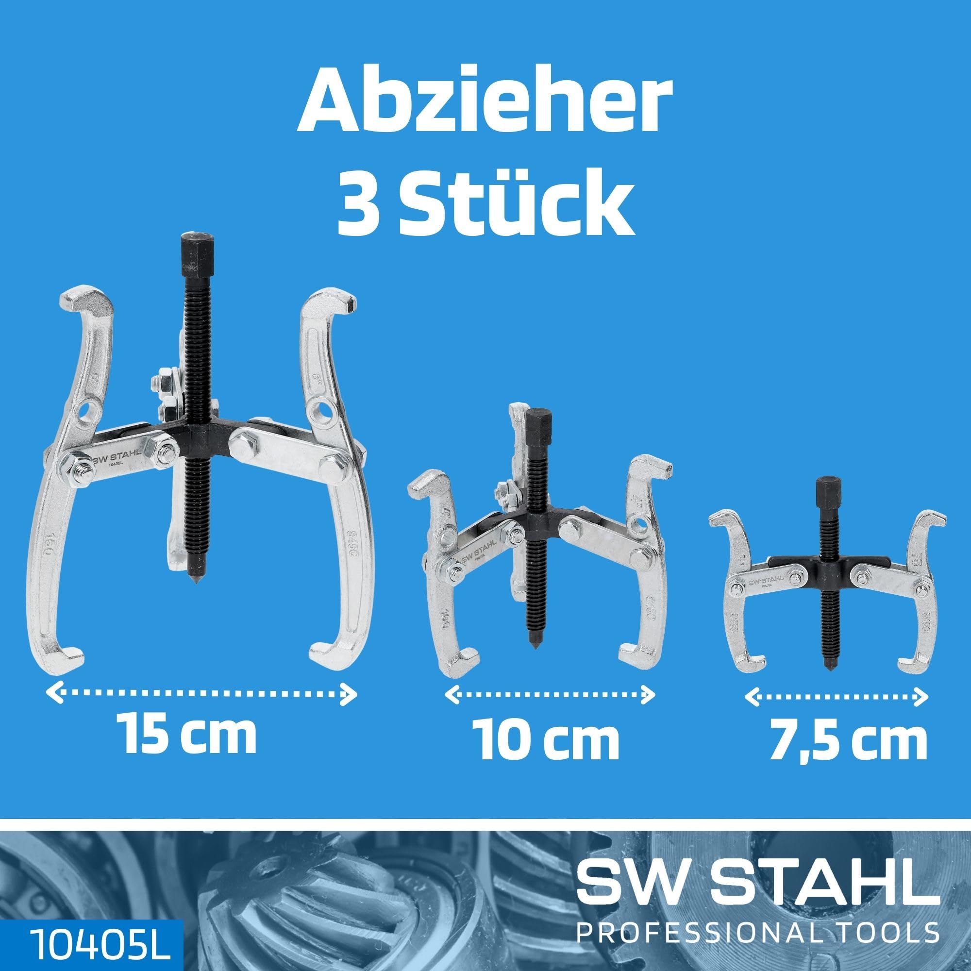 sw-stahl-10405l-abzieher-set-3-teilig-kfz-lagerabzieher-75-150mm image 2