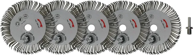 kunzer-turbo-igel-5-st-ck-drahtb-rsten-set-zum-entfernen-von-lack-rost-und-unter image 1
