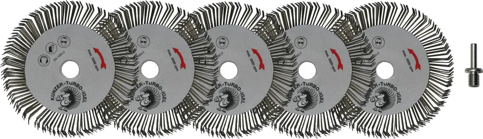 kunzer-turbo-igel-5-st-ck-drahtb-rsten-set-zum-entfernen-von-lack-rost-und-unter image 1
