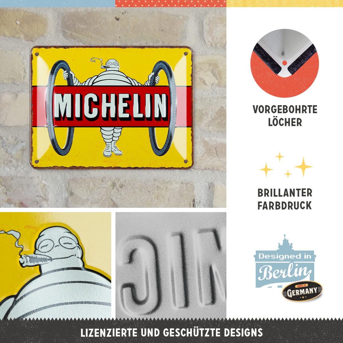 nostalgic-art-michelin-retro-blechschild-15x20-cm-tyres-bibendum-lizenzprodukt image 2