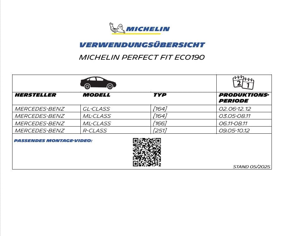 michelin-perfect-fit-190-scheibenwischer-set-f-r-mercedes-ml-gl-700-530-mm-gelen image 8