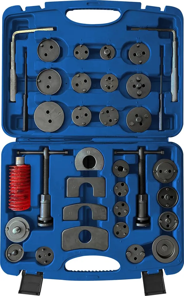 kunzer-7bw40-bremskolbenr-ckstell-werkzeugsatz-40-teilig-mit-rechts-und-linksspi image 1
