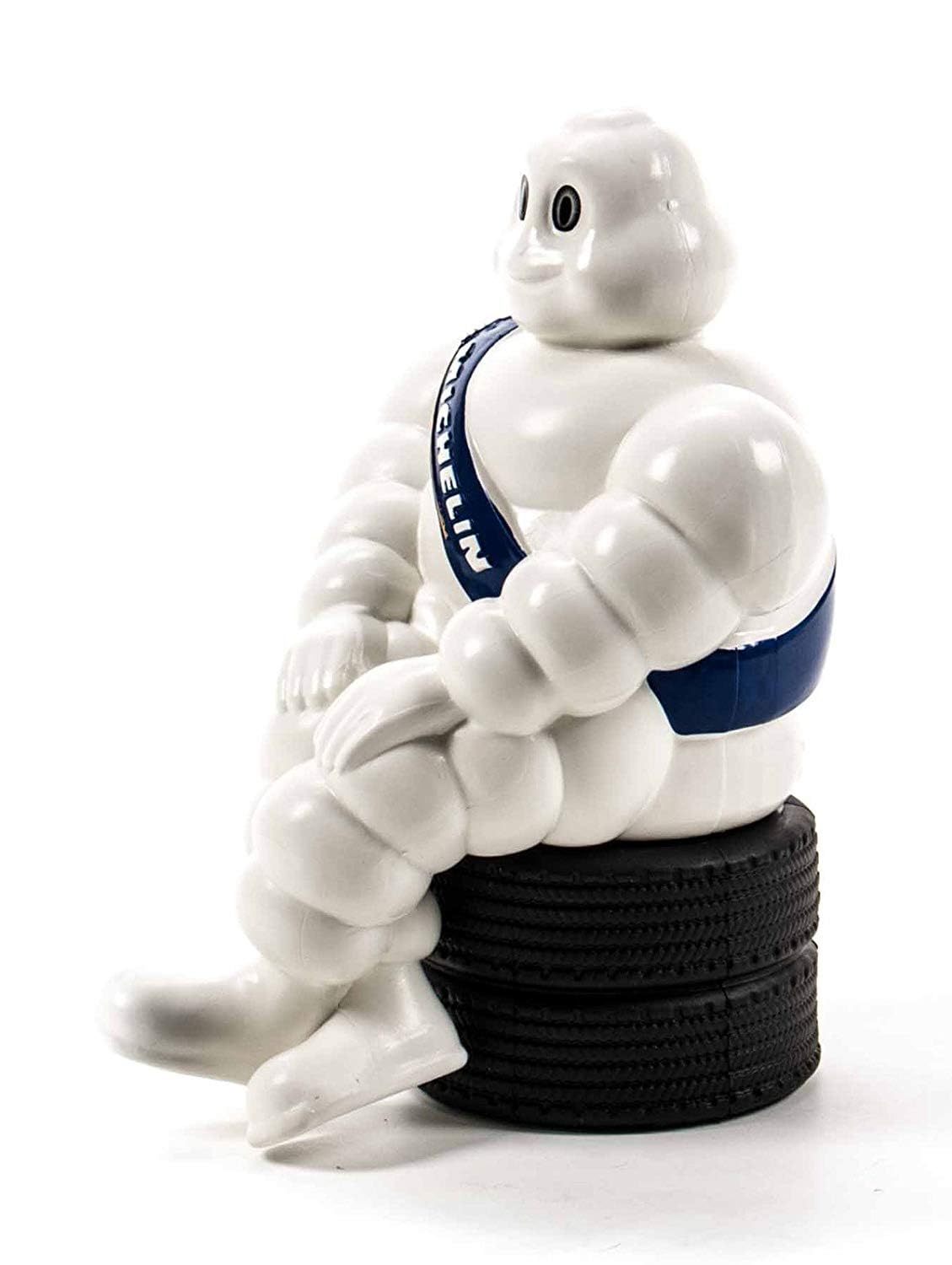 michelin-bibendum-klein-offizielle-19-cm-auto-innenraumfigur-sitzend-auf-reifens image 2