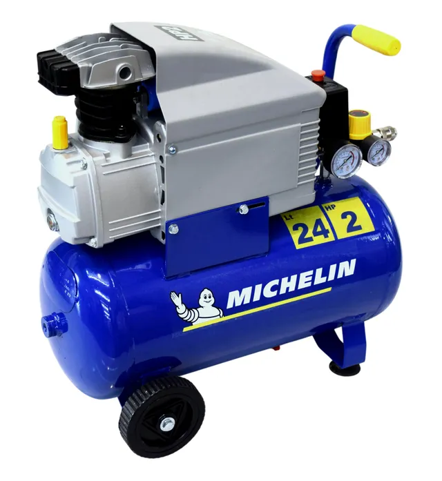 michelin-mb24-24-luftkompressor-24-liter-tank-1-5-kw-motor-8-bar-170-l-min image 1