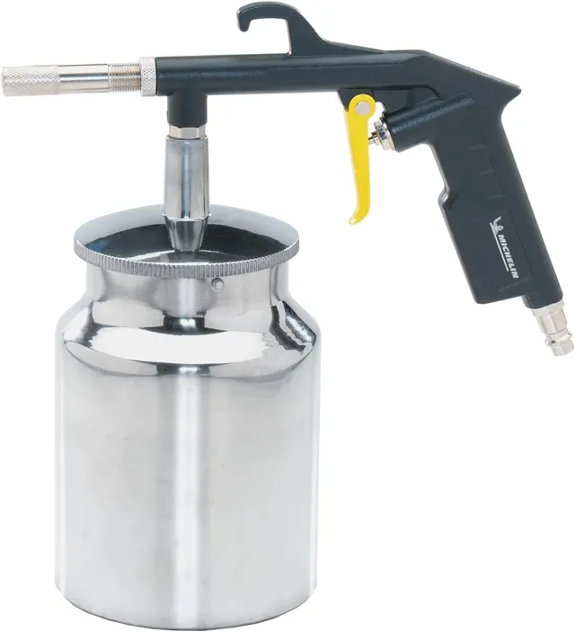 michelin-sandstrahlpistole-mit-1-liter-tank-druckluft-sandstrahler-f-r-rost-und- image 1