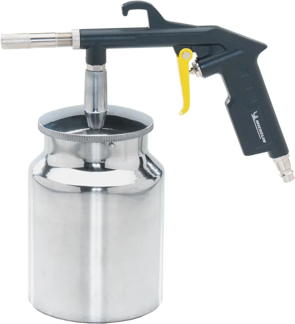 michelin-sandstrahlpistole-mit-1-liter-tank-druckluft-sandstrahler-f-r-rost-und- image 1