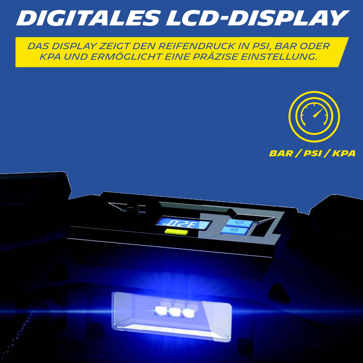 michelin-luftkompressor-220v-tragbar-digital-mit-led-licht-und-3-adaptern image 6