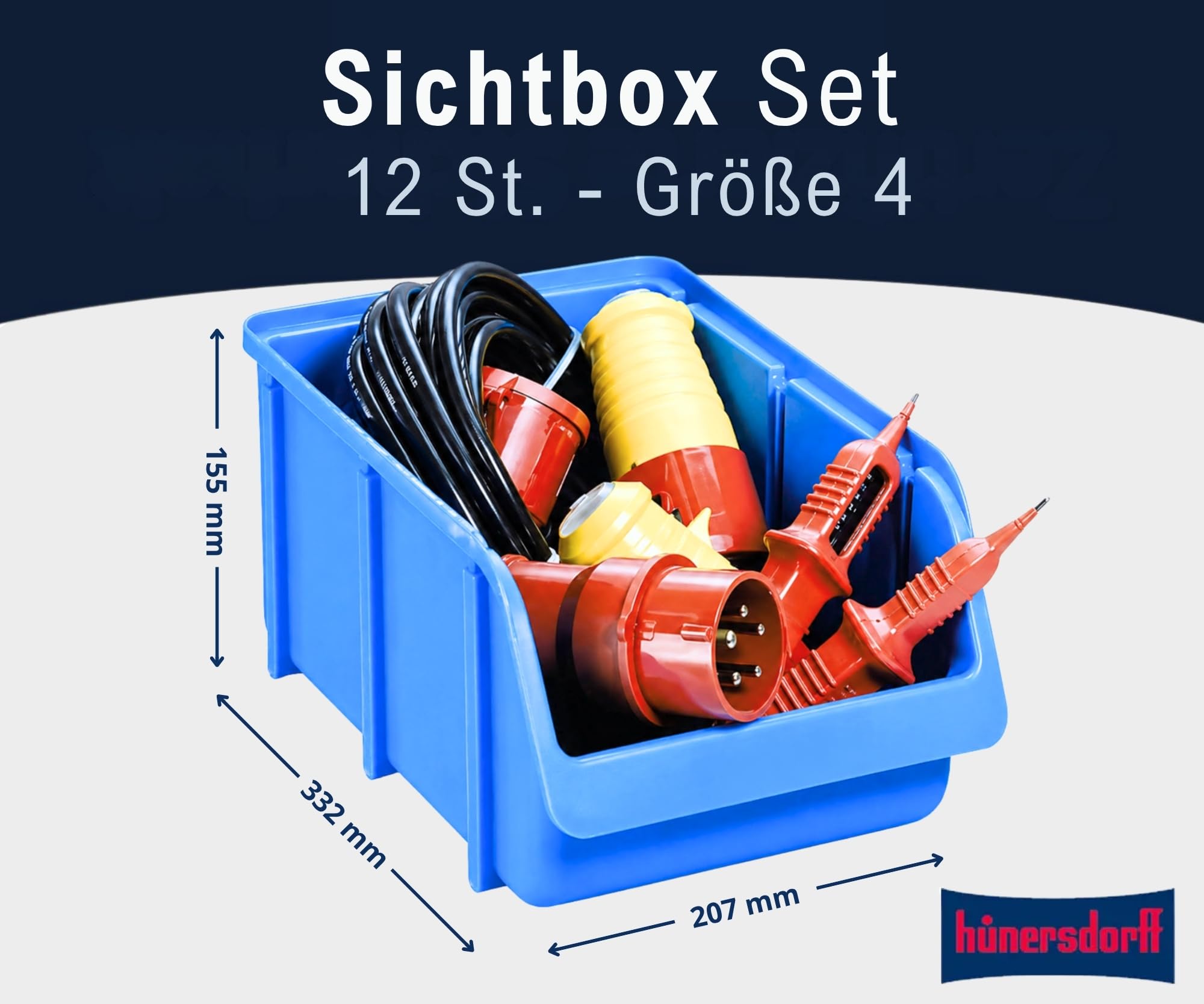 h-nersdorff-sichtbox-stapelbox-lagerbox-gr-e-4-12er-set-polypropylen-pp-blau-336 image 2