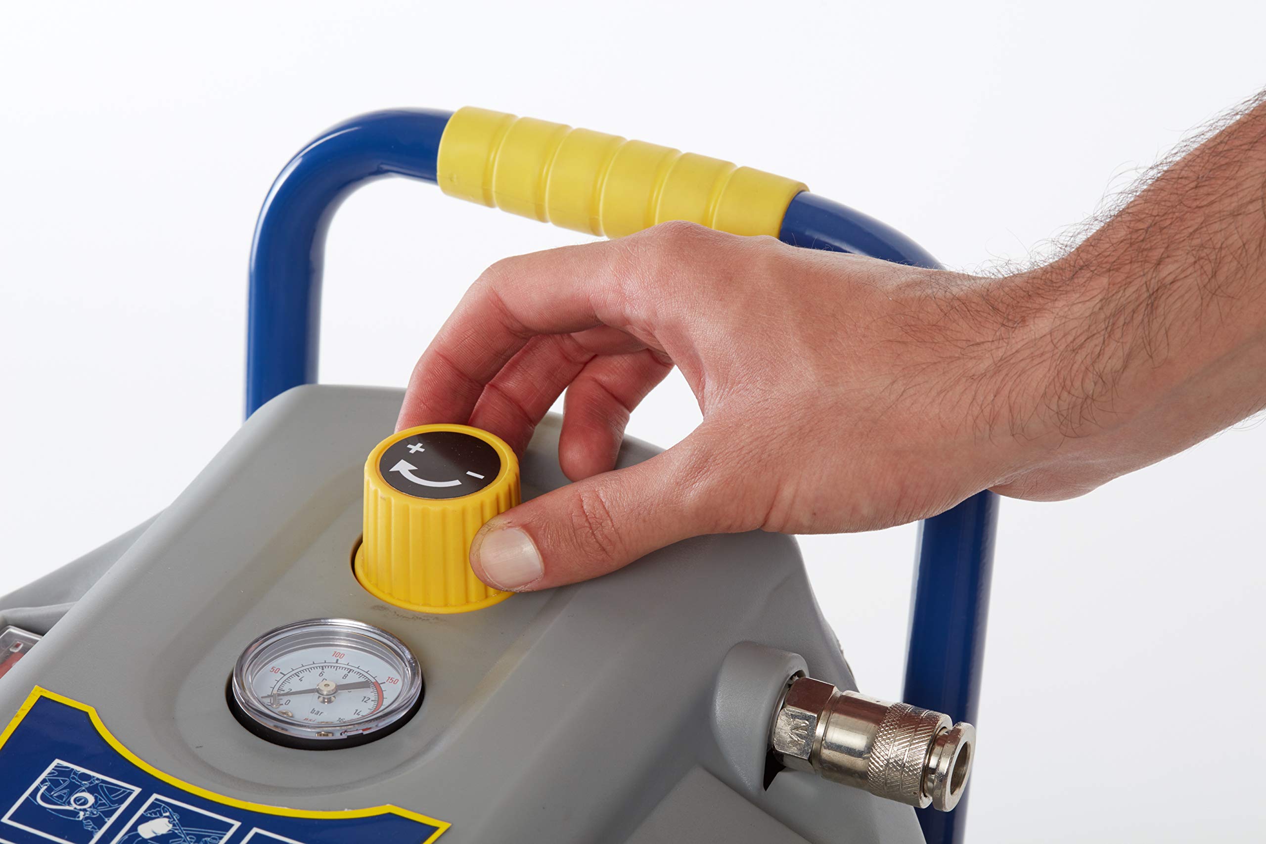 michelin-mvx50-2-vertikaler-druckluftkompressor-lfrei-50-liter-10-bar-2-ps image 7