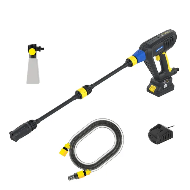 michelin-mpx-250eds-akku-hochdruckreiniger-18v-lithium-akku-24-bar-175-l-h-doubl image 1