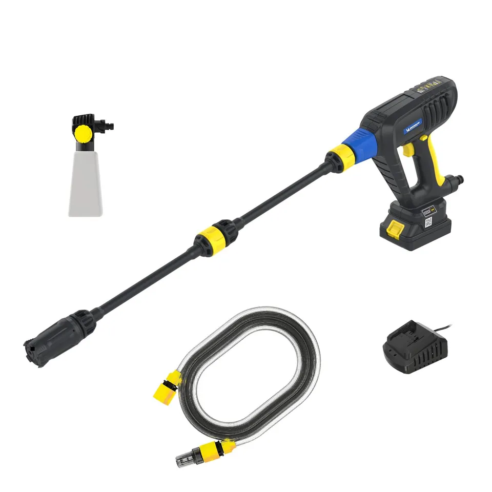 michelin-mpx-250eds-akku-hochdruckreiniger-18v-lithium-akku-24-bar-175-l-h-doubl image 1