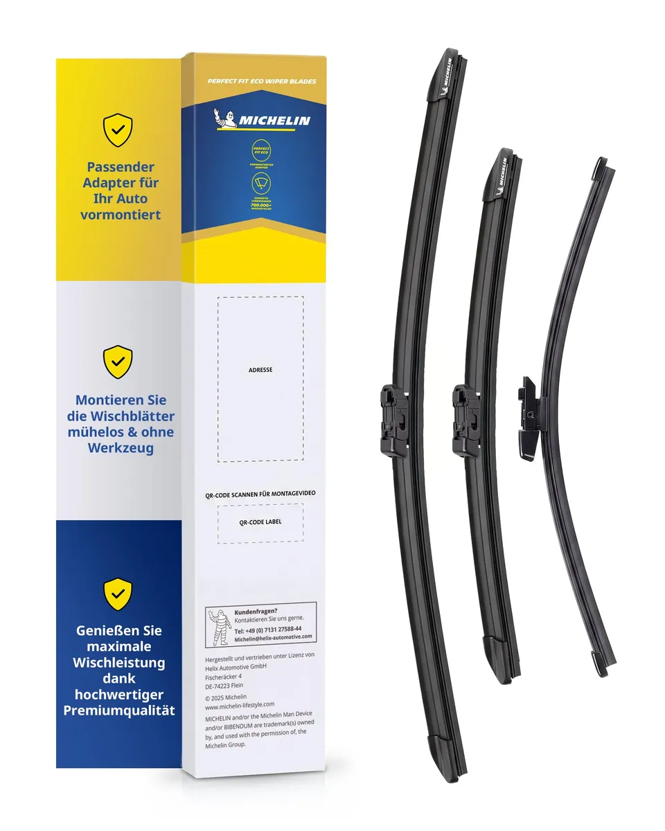 michelin-perfect-fit-101h2-scheibenwischer-set-front-heck-f-r-skoda-kamiq-scala image 1