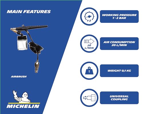 michelin-compact-airbrush-kit-mit-schlauch-2-farbkanister-tragetasche-maximaler- image 7