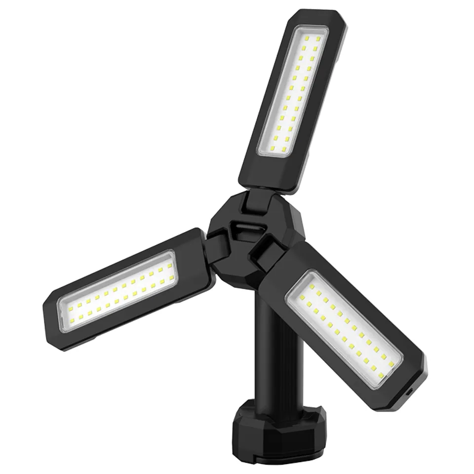 kunzer-pl-3-arbeitsstrahler-mit-cob-technik-3-fl-gelig-zusammenklappbar-mit-adap image 1