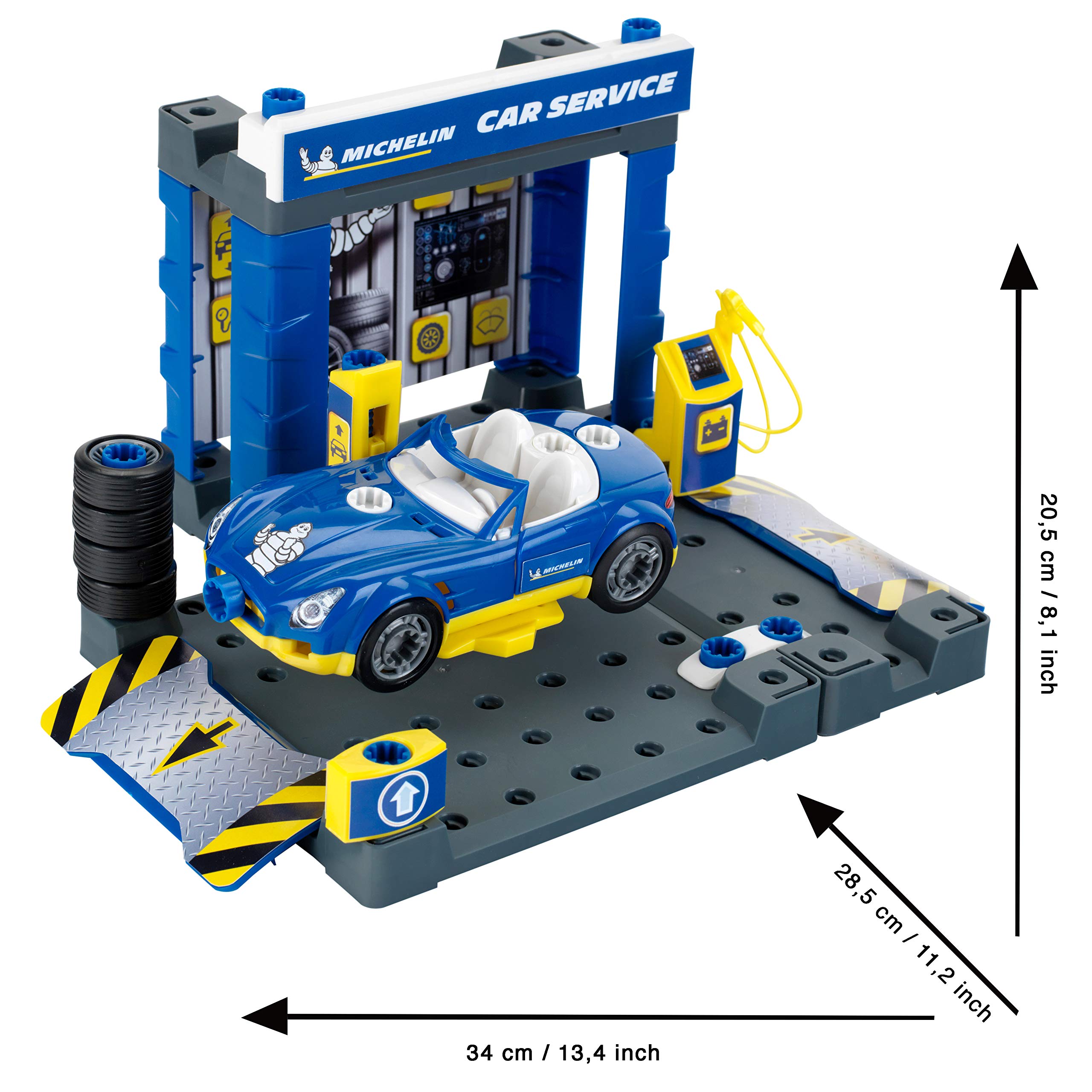 theo-klein-3408-michelin-service-station-geb-ude-und-auto-mit-schraubsystem-demo image 6