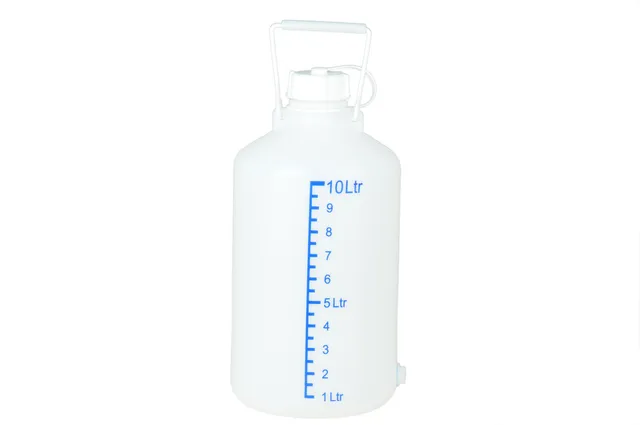 h-nersdorff-vorratsbeh-lter-10-liter-hd-pe-naturfarben-mit-skala-und-tragegriff image 1