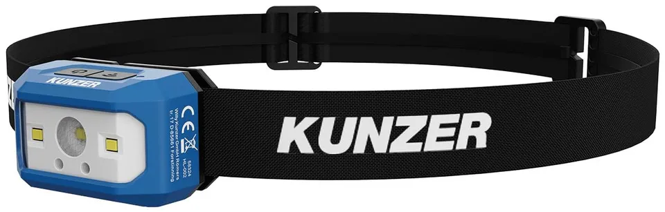kunzer-hl-002-stirnlampe-led-technik-und-sensorfunktion-3-modi-5h image 1