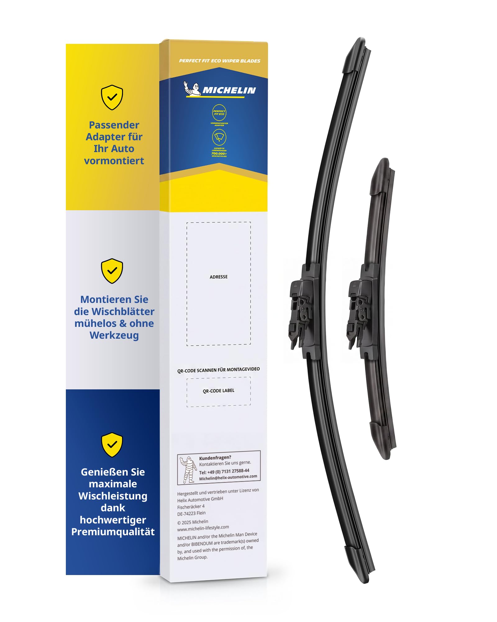 michelin-scheibenwischer-set-f-r-hyundai-ix20-650-350-mm-gelenkfrei-perfect-fit- image 1