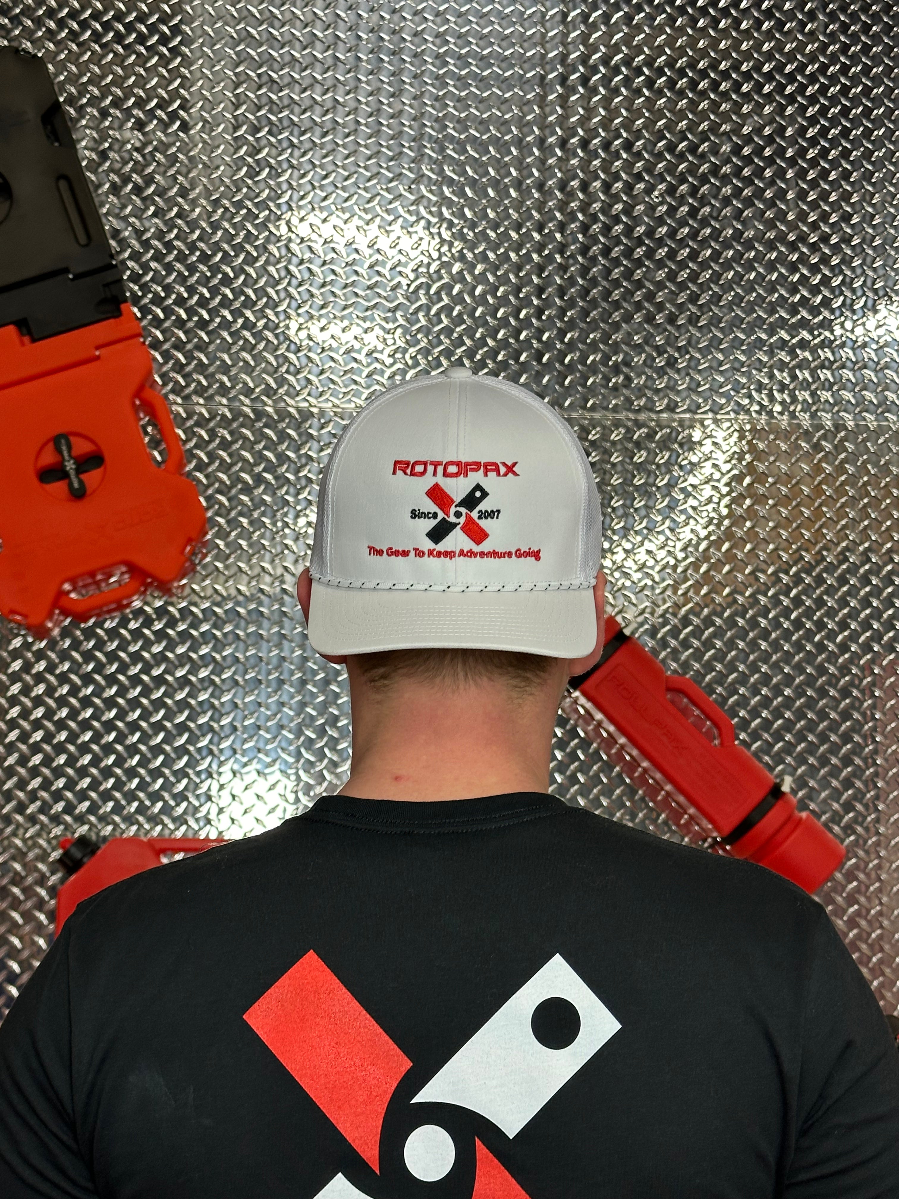 rotopax-white-keep-adventure-going-hat-wei-trucker-cap image 3