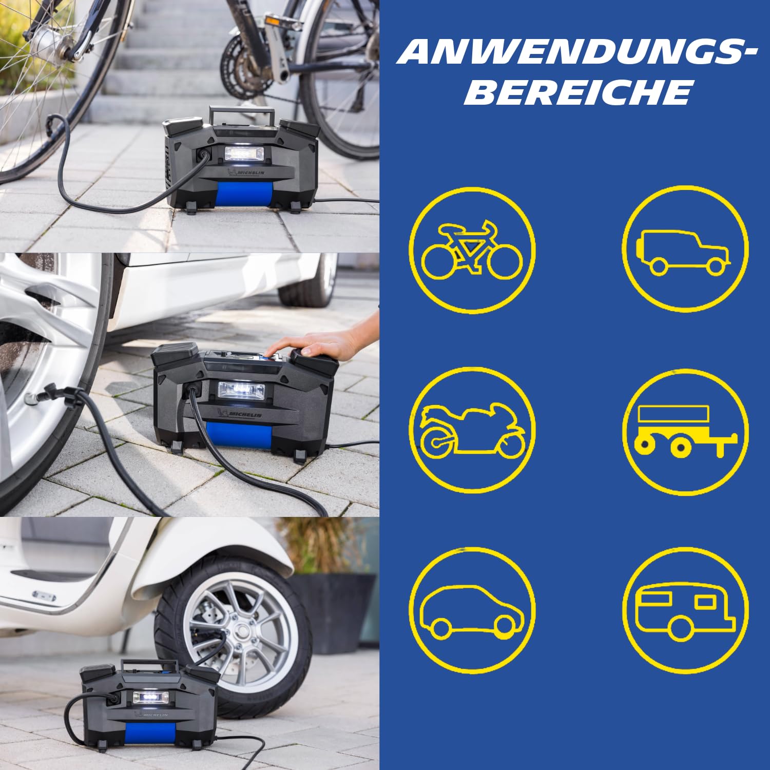 michelin-luftkompressor-220v-tragbar-digital-mit-led-licht-und-3-adaptern image 8