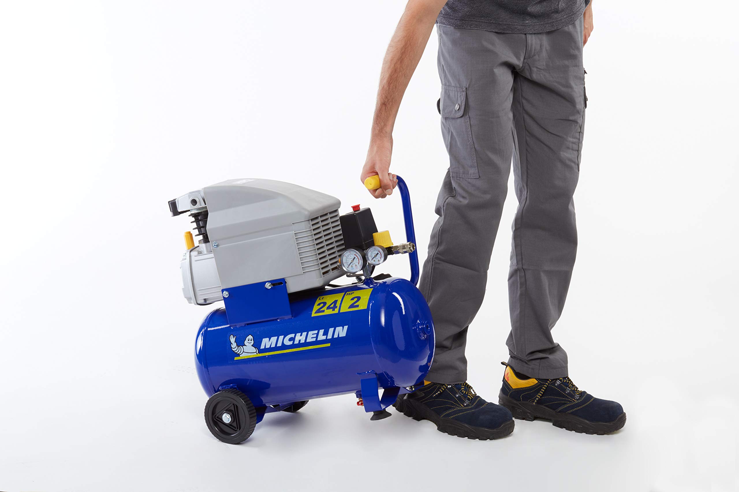 michelin-mb24-24-luftkompressor-24-liter-tank-1-5-kw-motor-8-bar-170-l-min image 5