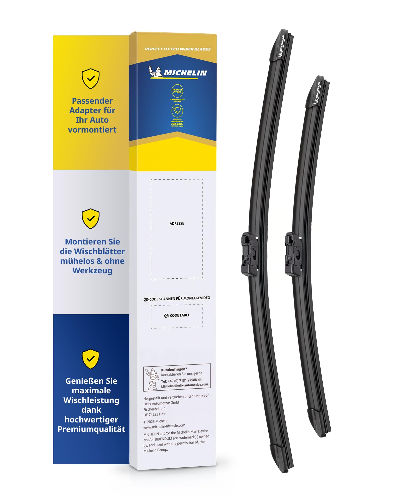 michelin-perfect-fit-100-scheibenwischer-set-600-475-mm-f-r-vw-golf-5-golf-6-pas image 1