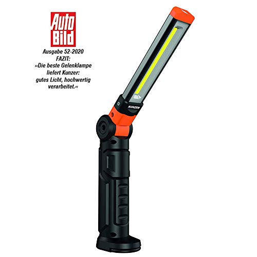 kunzer-pl-081-1-cob-arbeitslampe-dimmbar-300-lm-10-h-leuchtdauer-180-schwenkbar image 8
