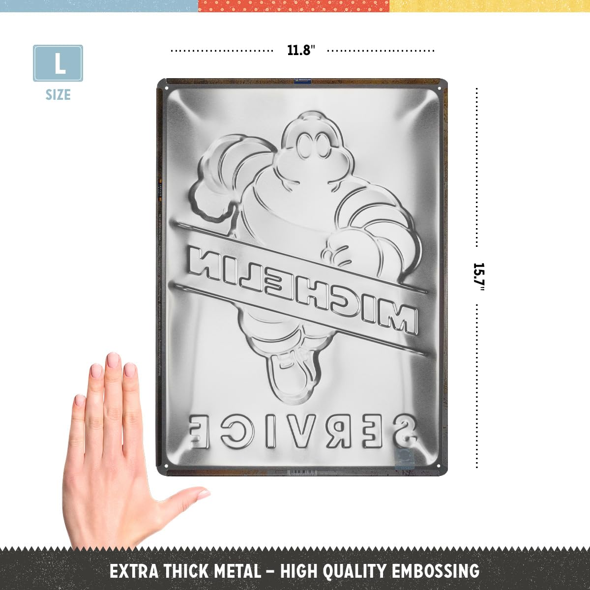 nostalgic-art-retro-blechschild-30-x-40-cm-michelin-service-original-lizenzprodu image 2