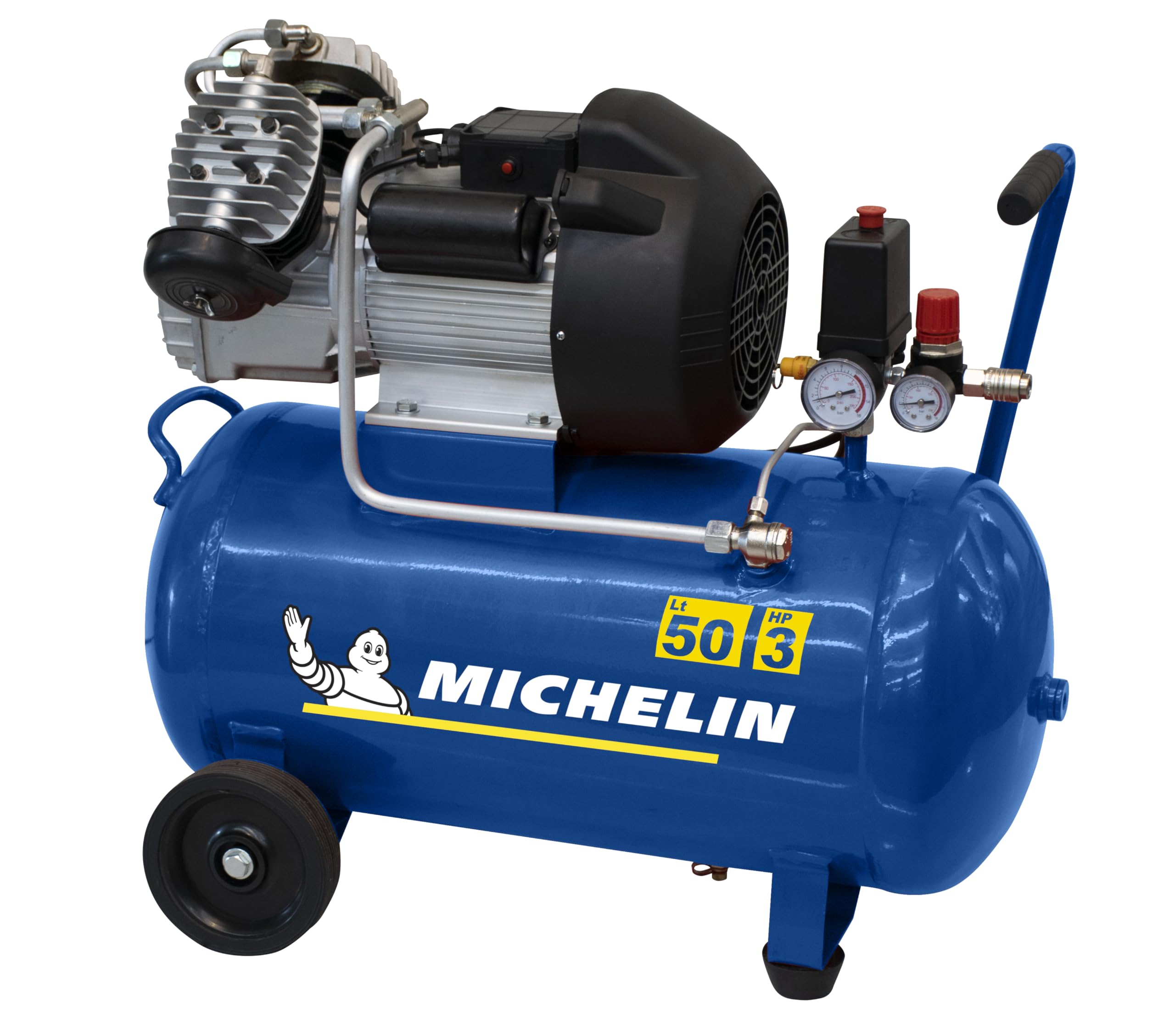 michelin-mb-3650-tragbarer-luftkompressor-50-l-tank-2-2-kw-10-bar-360-l-min image 1