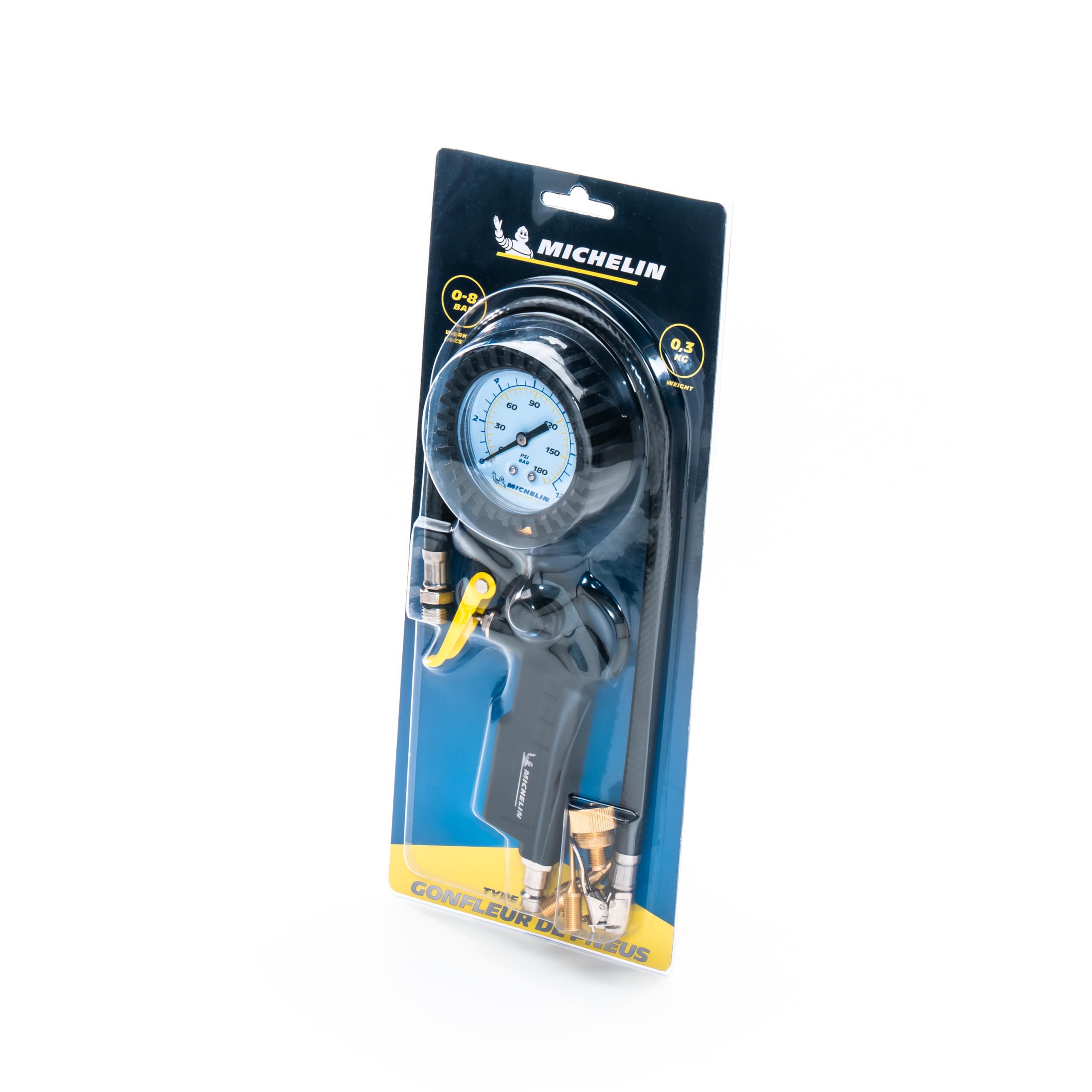 michelin-reifenf-ller-mit-doppel-skala-manometer-druckluft-luftpistole-mit-flexi image 6