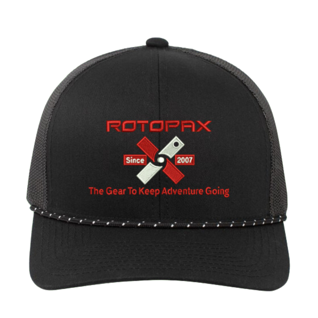 rotopax-black-keep-adventure-going-hat-schwarz-trucker-cap image 5