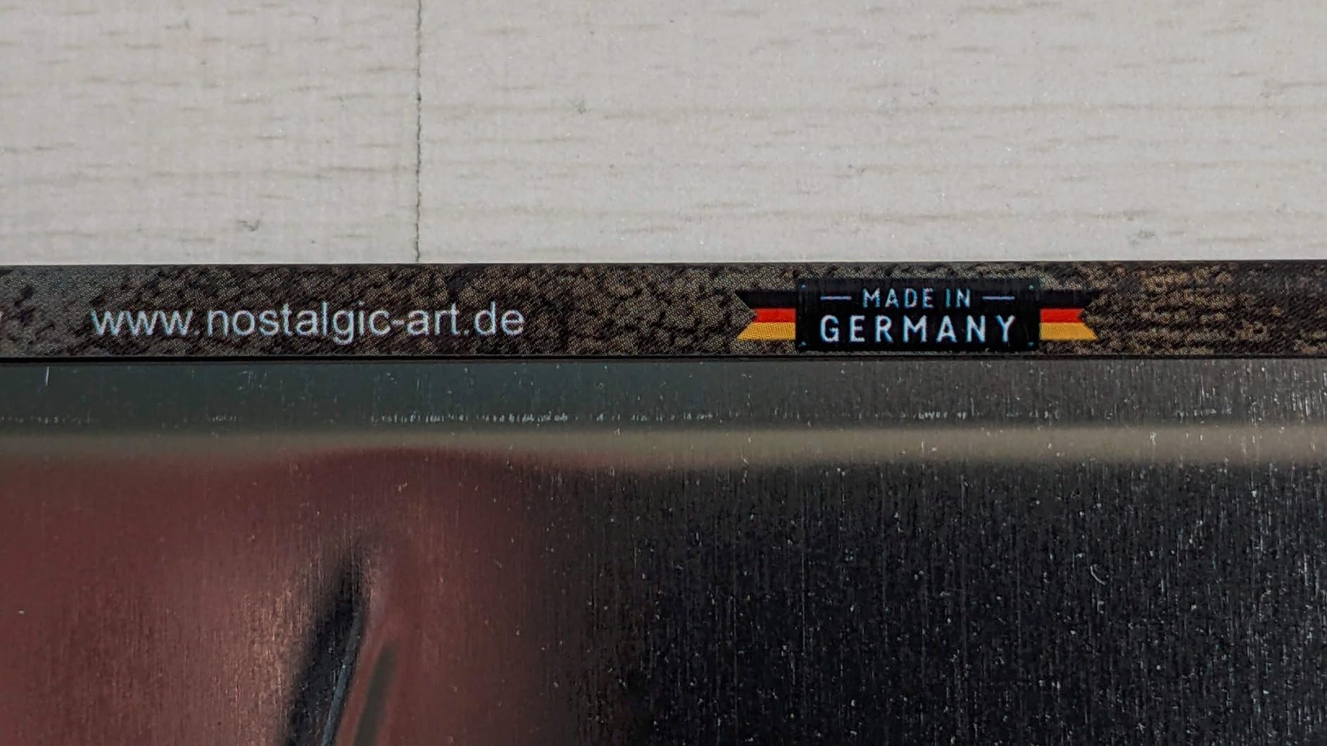 Leider verkratzt angekommen